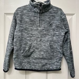 Hurley Boys Long Sleeve Fleece 1/4 Zip Up Sweatshirt Size 4